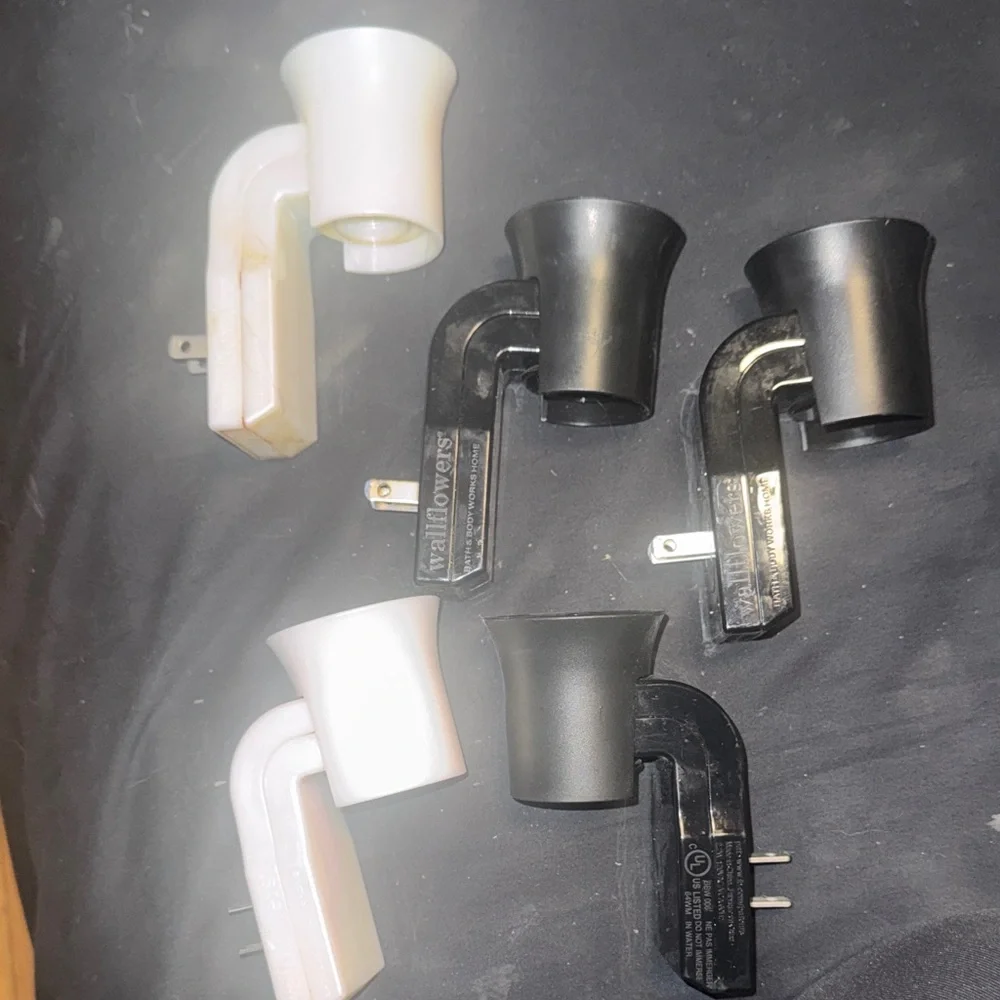 Bath & Body Works White and Black Wall Plug-In Fragrance Holders